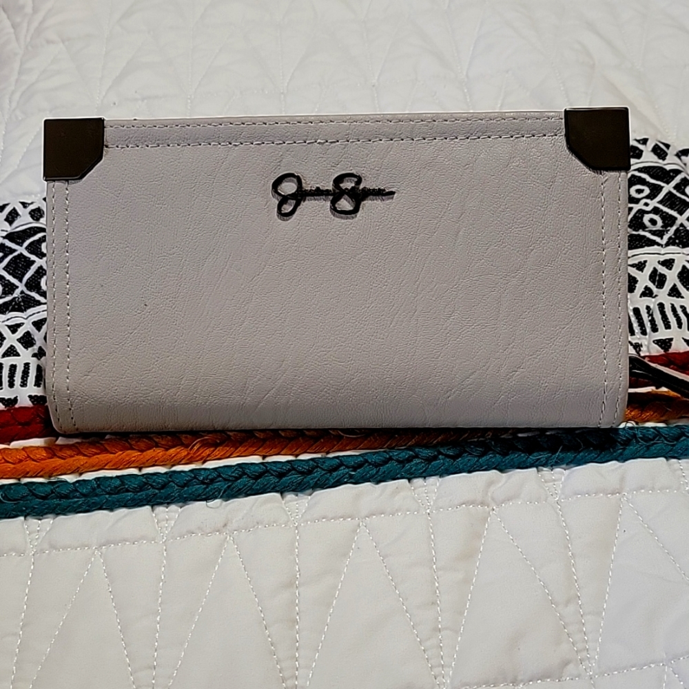 Jessica Simpson Wallet Grey/Cream